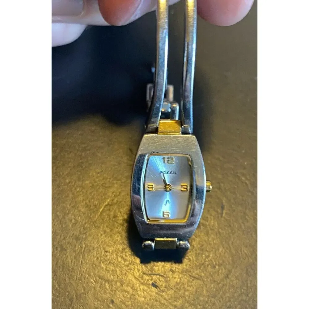 Women's Silver Tone Fossil F2 Watch, All Stainless, WR to 30M